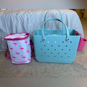 Bogg Beachfront Blue Bag with accessories